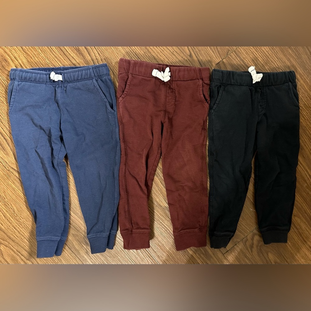 Carter's Kids' Sweatpants - Navy, Burgundy, and Black